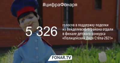 Поделку из Белгородской области признали лучшей на конкурсе «Полицейский Дядя Стёпа»-2021