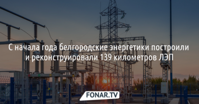 С начала года белгородские энергетики построили и реконструировали 139 километров ЛЭП