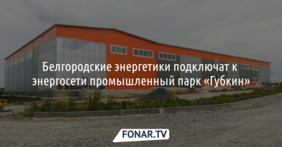 Белгородские энергетики подключат к энергосети промышленный парк «Губкин»