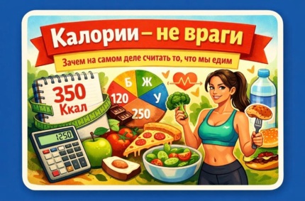 Калории — не враги. Зачем на самом деле считать то, что мы едим