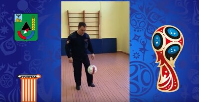 В Губкине чиновники и школьники записали ролик в поддержку российской сборной на мундиале