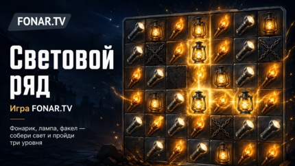Три в ряд, но свет сам себя не включит. Новая игра «Фонаря»