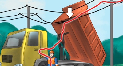 Белгородцев предостерегают от работ вблизи линий электропередачи