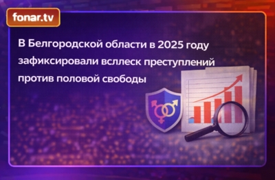 В ​Белгородской области за год резко выросло число изнасилований