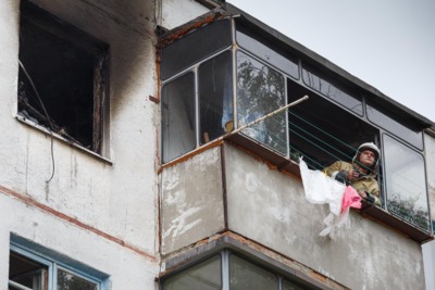 В Белгороде на улице Ватутина загорелась квартира