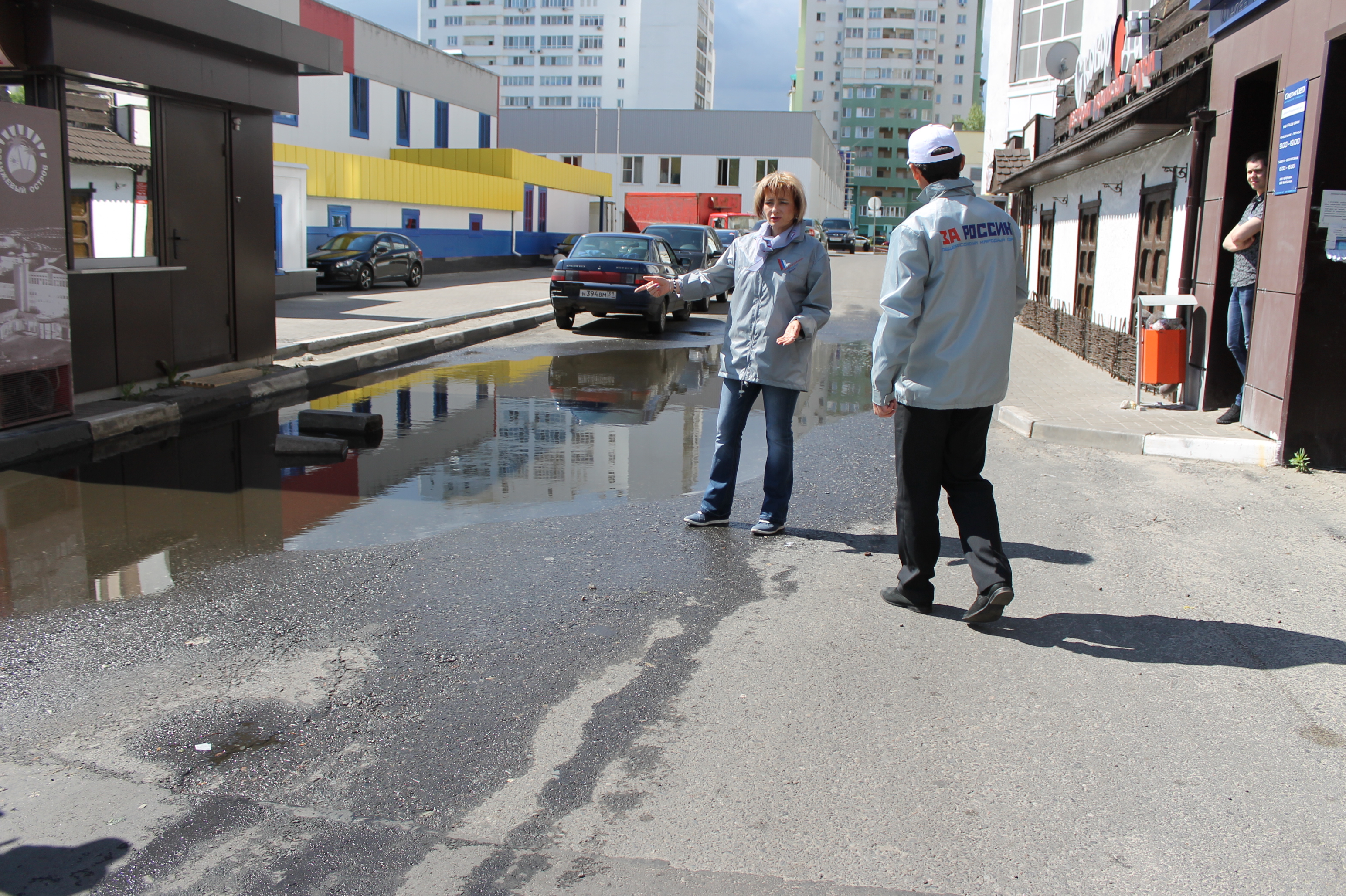​В Белгороде активисты ОНФ недовольны качеством ремонта некоторых городских дорог 