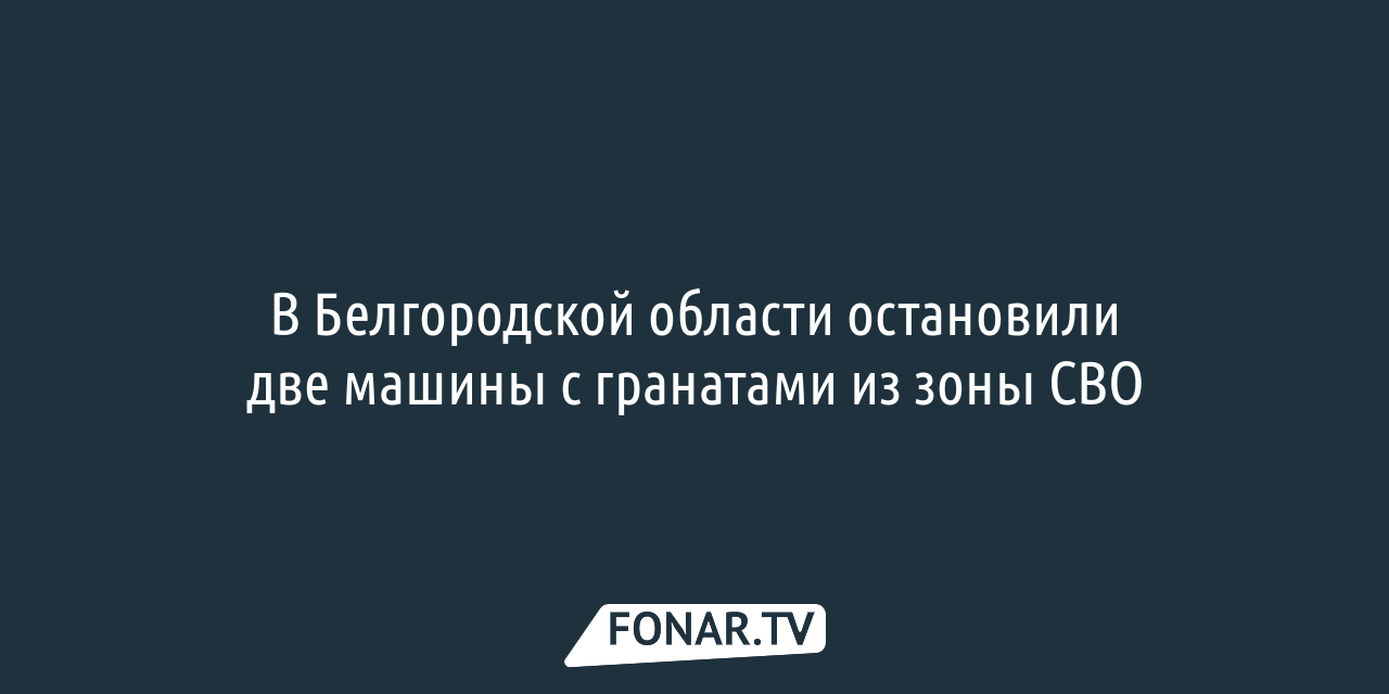 В Валуйках задержали мужчину, взорвавшего гранату в центре города — FONAR.TV