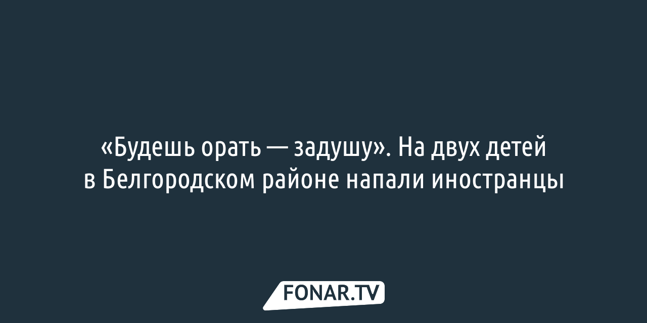 ​В белгородском Следкоме прокомментировали видео с насилием над подростком  в Ровеньках [обновлено] — FONAR.TV