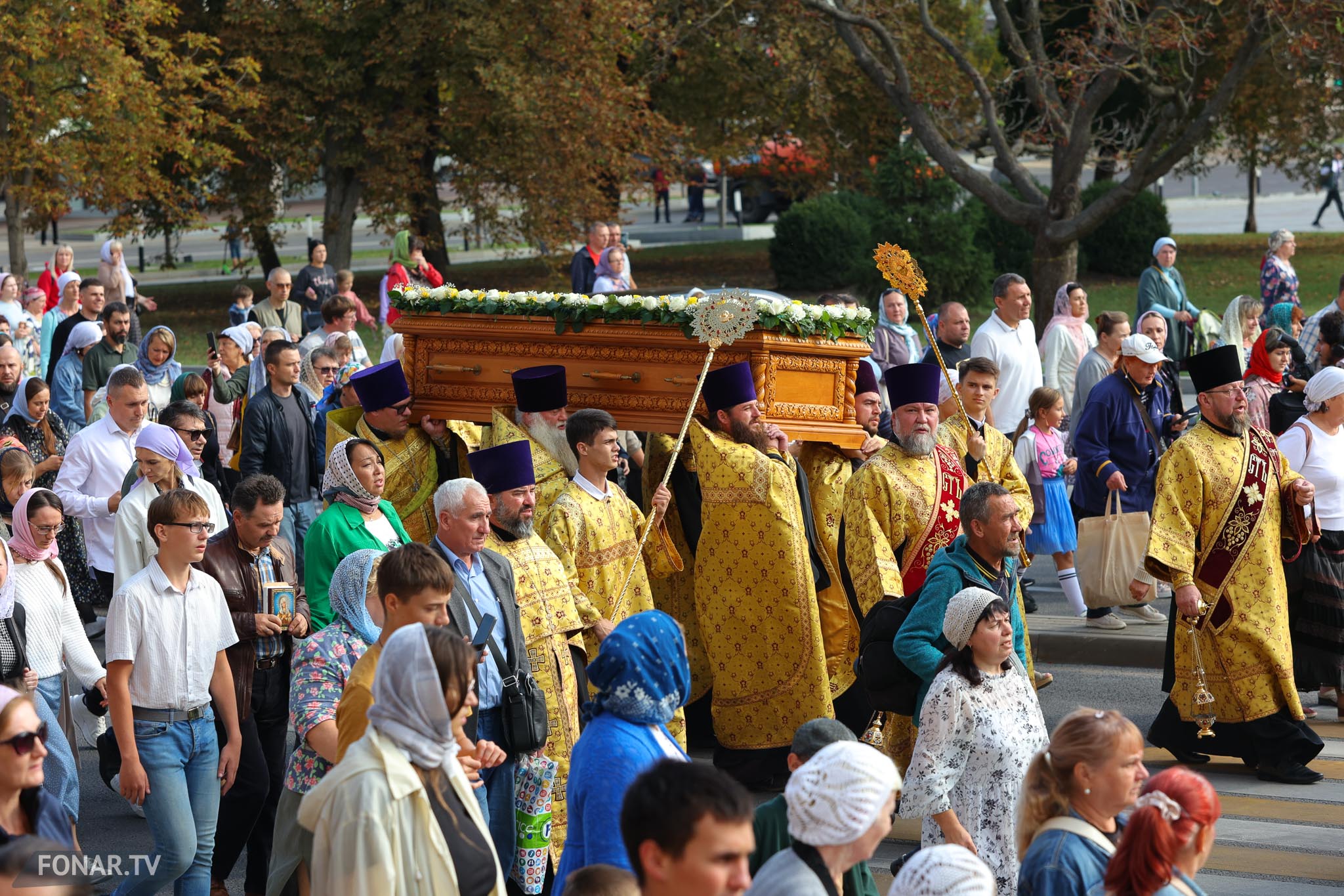 Белгород крестный ход 2024 год. Монастырь на Свято Троицком бульваре Белгород.