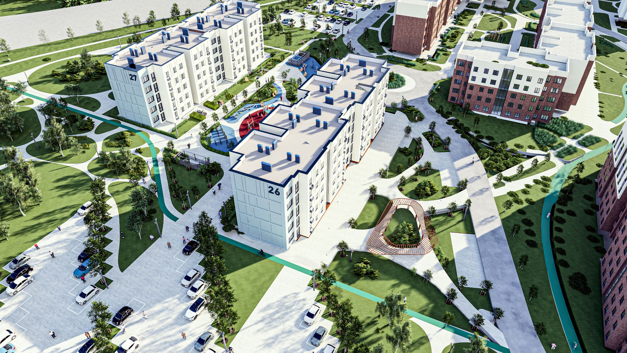Фито-сквер, продуманная архитектура и удобная инфраструктура ждут обладателей квартир в весеннем квартале «Сирень»  